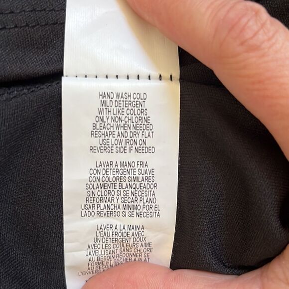 Vintage 90’s Jump Apparel Black Lined Maxi Dress Gold Braided Straps XS - Picture 8 of 8